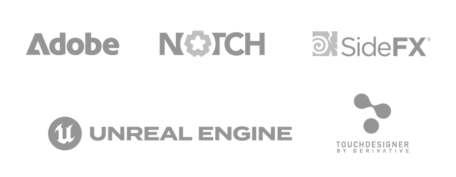 Cuasar Paths Adobe Notch SideFX Unreal Engine TouchDesigner
